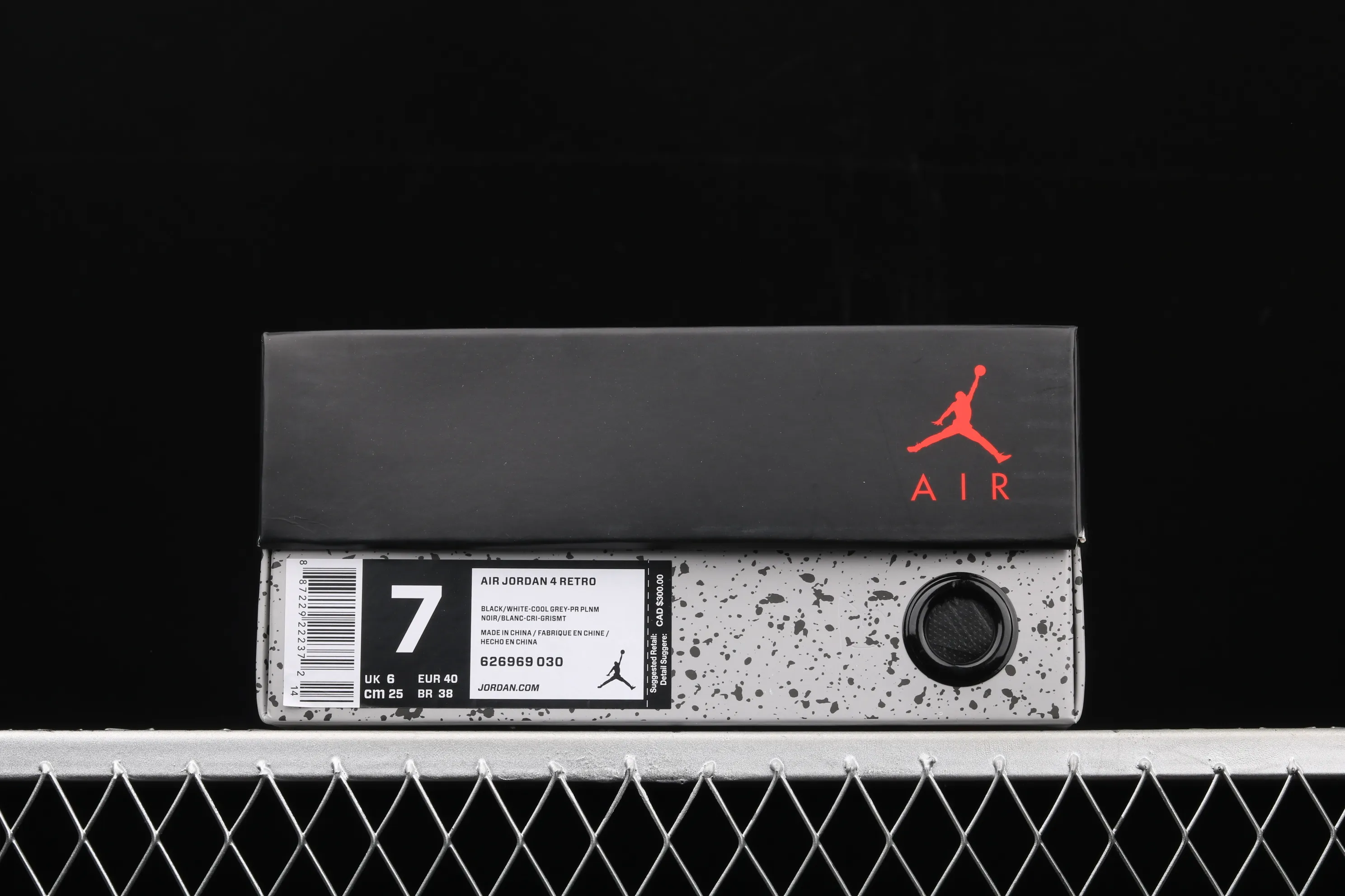 All categories Air Jordan Jordan series basketball shoes Air Jordan 4 G version Air Jordan 4 Georgetown Fear Pack AJ4 Joe 4 "Fear Oreo" retro casual sports culture basketball shoes 626969-030